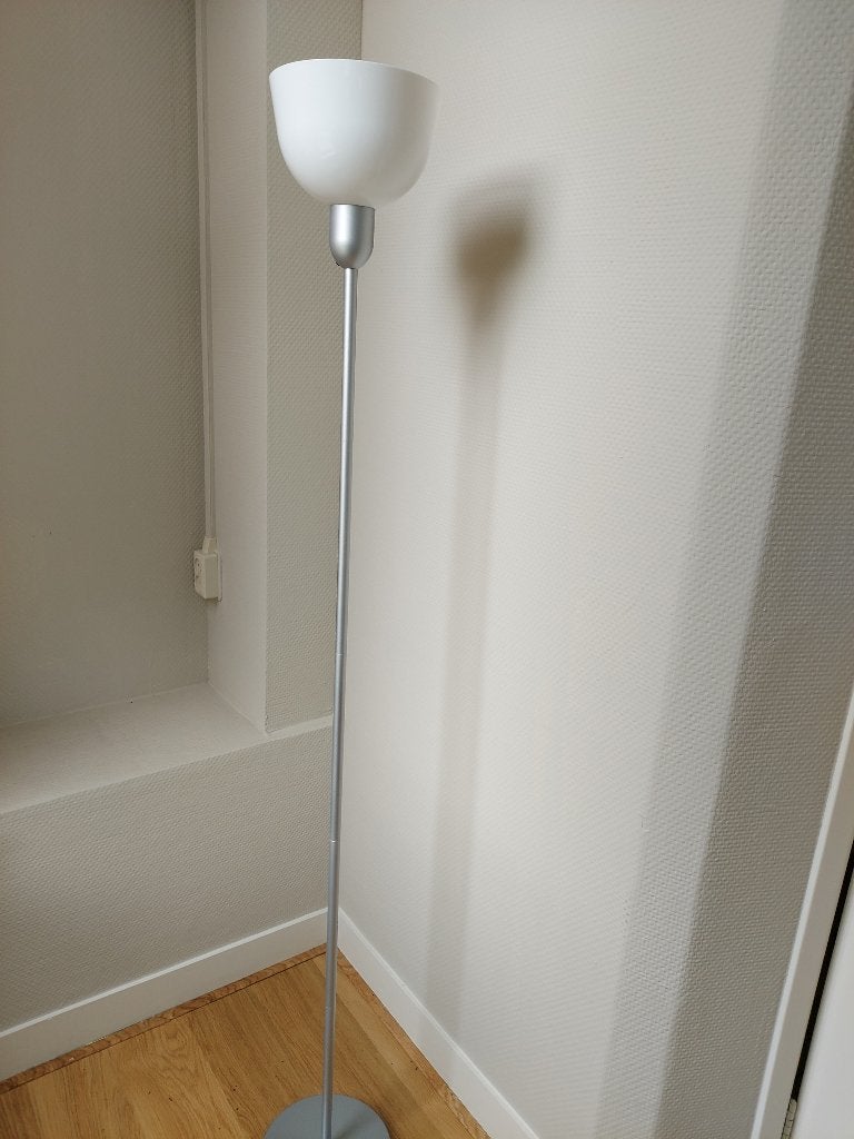 staande lamp Hektrogram van Ikea, Huis en Inrichting, Ophalen, E27 (groot), 150 tot 200 cm, Kunststof