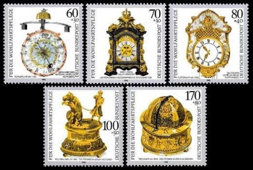DUITSLAND 1992 Oude Klokken, Michel: 1631-35, Postfris., Verzenden, 1990 tot heden, Postfris