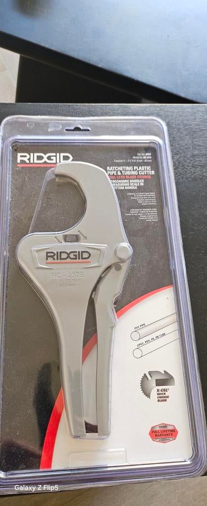 RIDGID RC-2375 Ratchet Pijp- en Buissnijder Nieuw, Ophalen of Verzenden, Nieuw