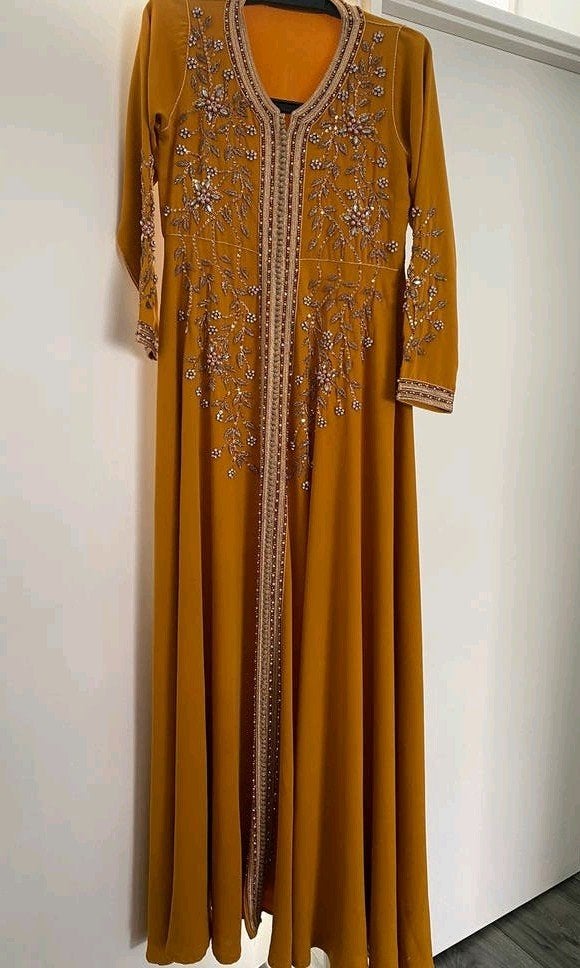 Mooi Marokkaanse jurk kaftan takchita, Kleding | Dames, Ophalen of Verzenden, Zo goed als nieuw, Maat 36 (S), Overige typen