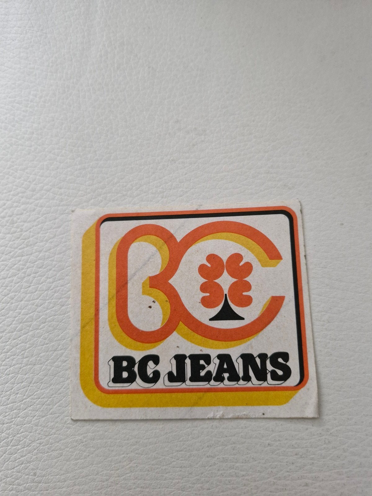 12119 Vintage BC JEANS Sticker, Verzamelen, Ophalen of Verzenden, Zo goed als nieuw, Merk