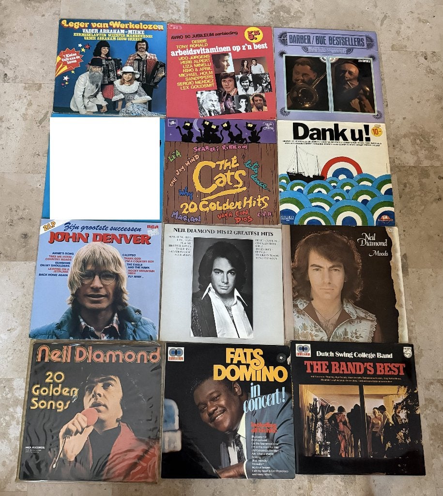 Partij LP's o.a. The Cats, James Last, Neil Diamond, Ophalen of Verzenden, Gebruikt, LP