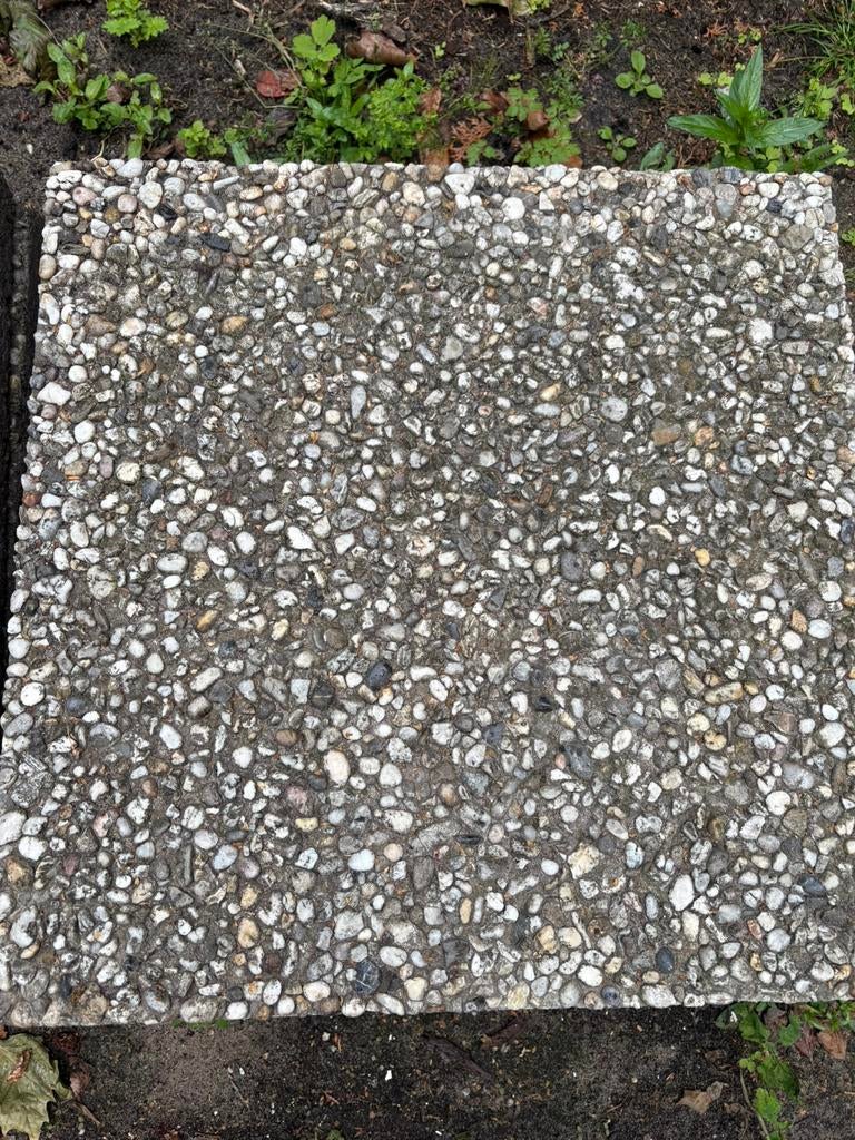 Stoeptegels, grindlook, Tuin en Terras, Ophalen, Zo goed als nieuw, Beton, Terrastegels