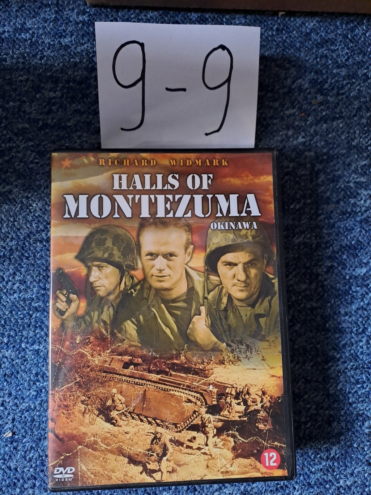 Halls of Montezuma (Okinawa) DVD - Richard Widmark, Vanaf 12 jaar, Ophalen of Verzenden, Gebruikt