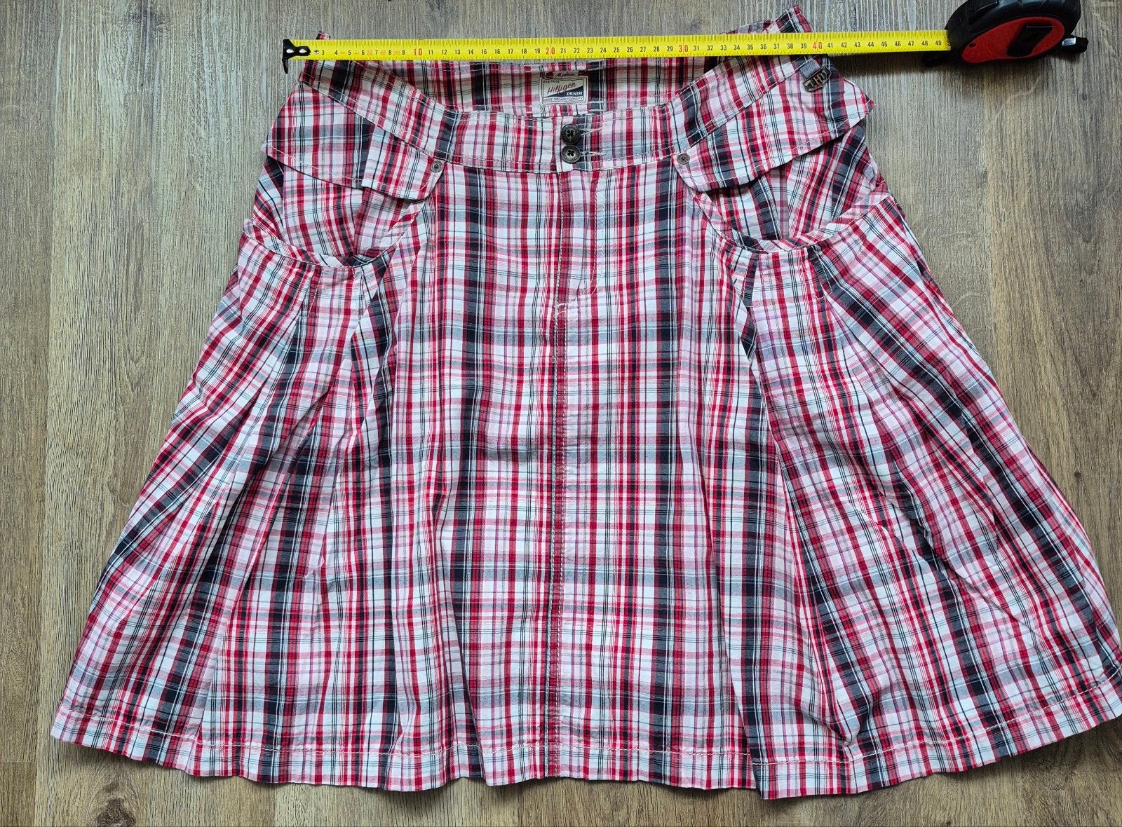 Tommy Hilfiger geruit rokje maat 38, Kleding | Dames, Rokken, Maat 38/40 (M), Wit, Ophalen of Verzenden, Zo goed als nieuw