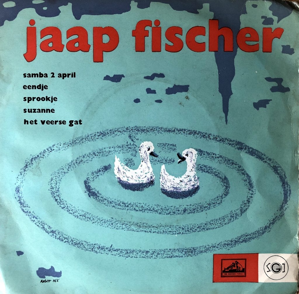 1961	Jaap Fischer	Eendje  		(blauwe EP), Cd's en Dvd's, EP, 7 inch, Ophalen of Verzenden, Zo goed als nieuw