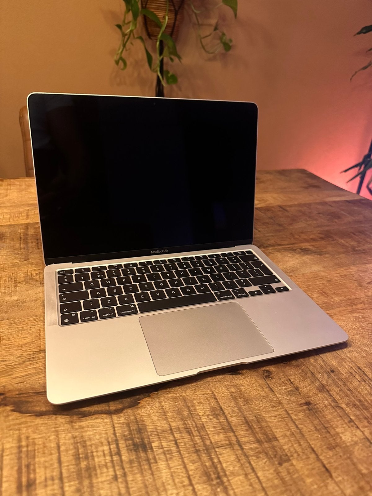 Macbook Air M1 256gb Nieuwstaat 100% Batterij, 256 GB, Qwerty, 8 GB, 13 inch