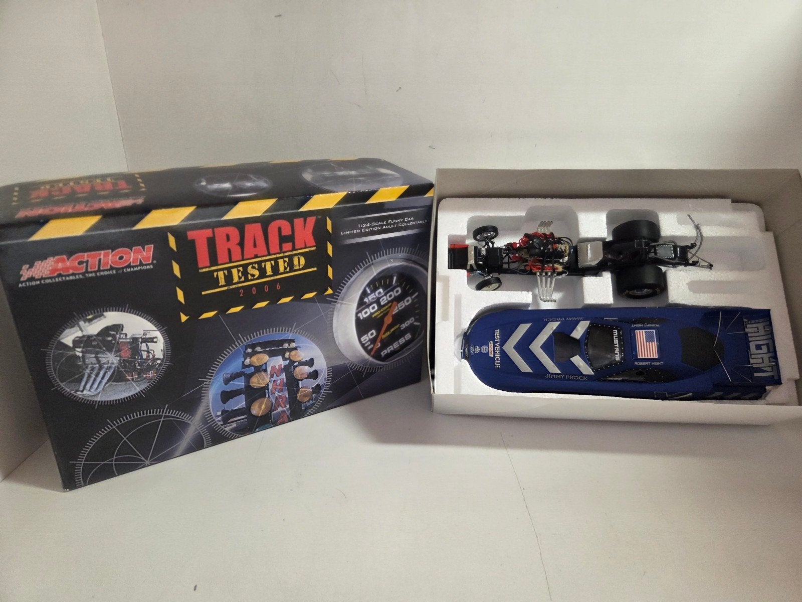 Action Racing Funny Car Mustang "Track Tested" 1:24, Overige merken, ., Ophalen of Verzenden, Zo goed als nieuw