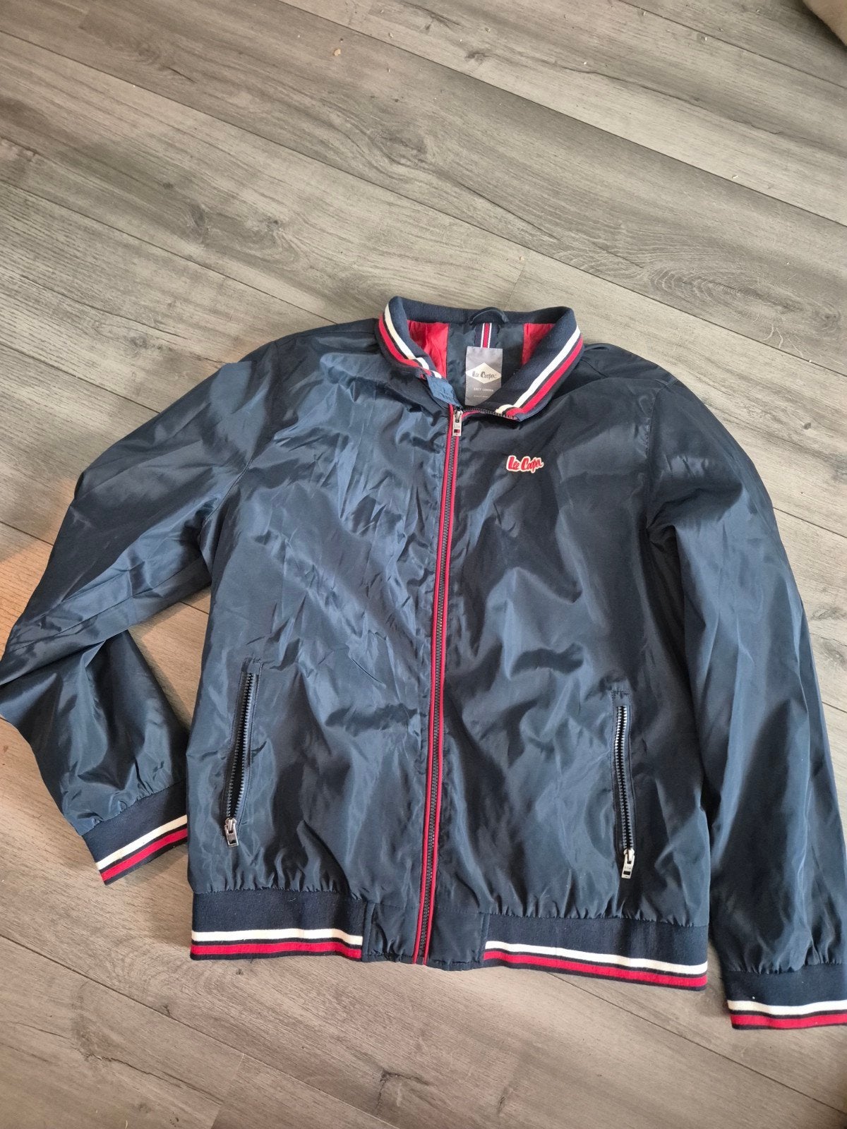 Lee Cooper Windjack XXL - Blauw met rode en witte accenten, Lee cooper, Blauw, Overige maten, Ophalen of Verzenden