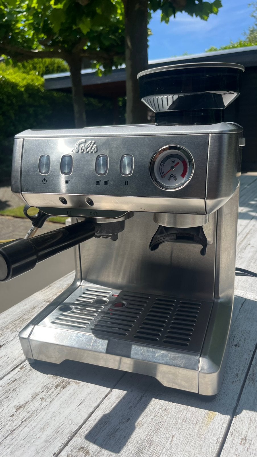 Solis type 1018, Ophalen of Verzenden, Zo goed als nieuw, Koffiemachine
