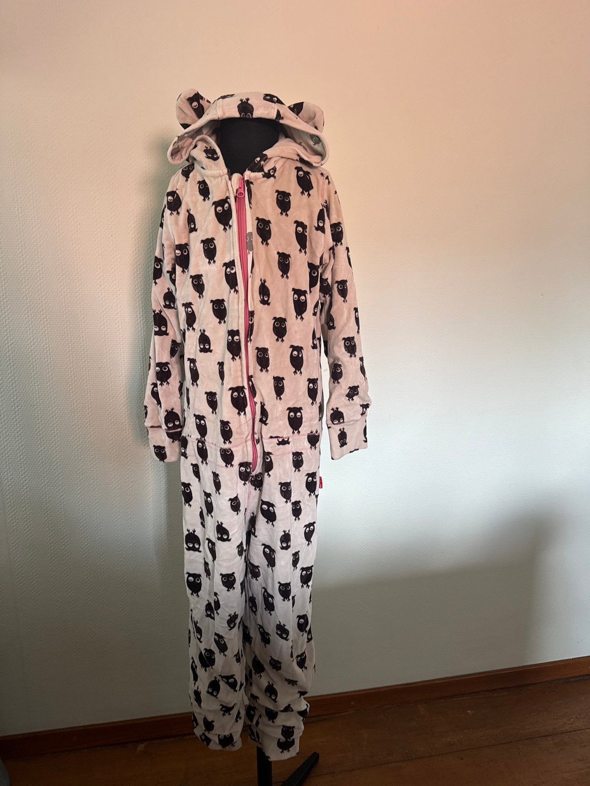 Leuke Onesie met Uiltjesprint - Maat 152/158, Ophalen, Zo goed als nieuw, Jongen of Meisje