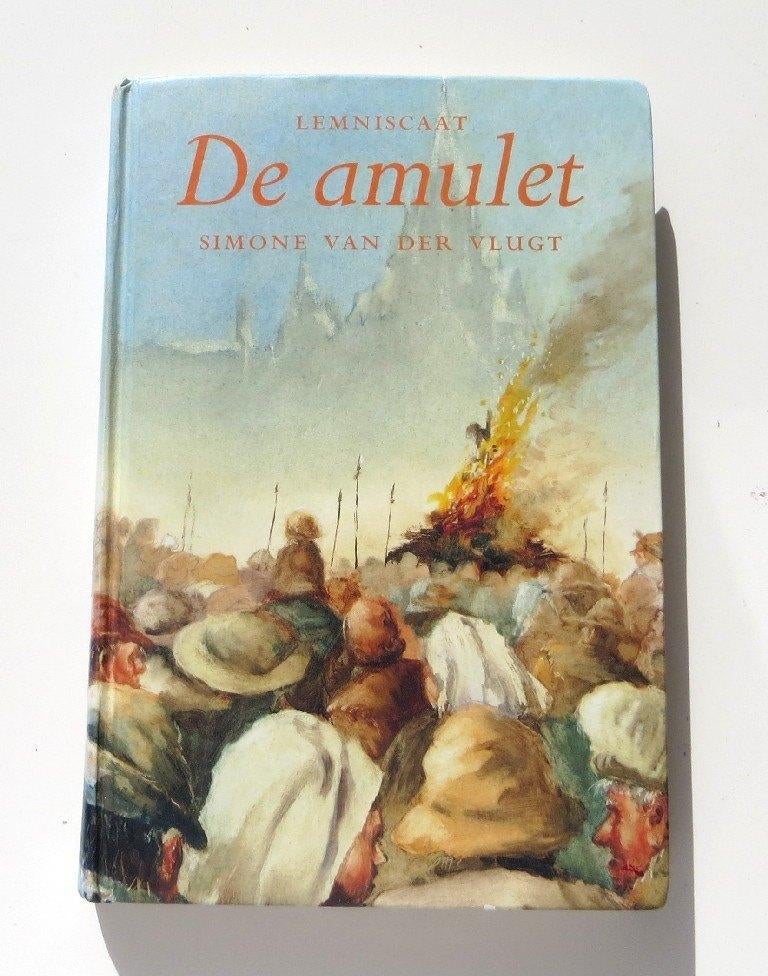 Historische Lemniscaat 2648: S. v.d. Vlugt - De amulet 12+, Boeken, Gelezen, Non-fictie, Simone van der Vlugt, Ophalen of Verzenden