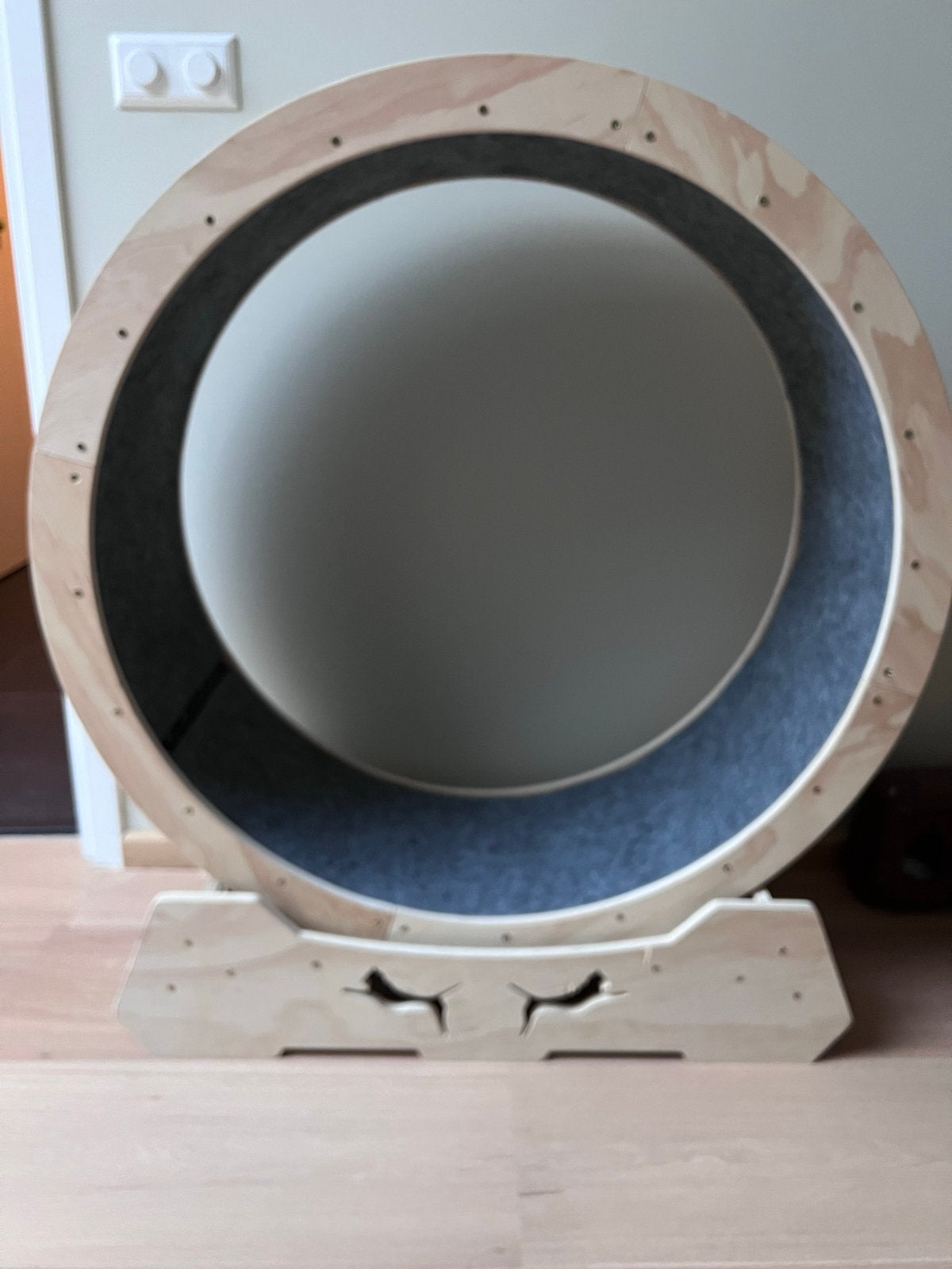Kattenloopwiel zgan , geen plastic, met rem/blok, Ophalen of Verzenden, Zo goed als nieuw
