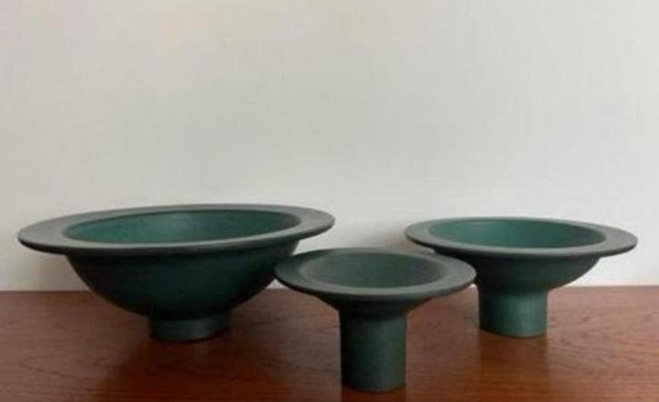 Set Schalen Cor Unum Theo Potmeer Bert-Jan Reeser jaren 80, Ophalen of Verzenden