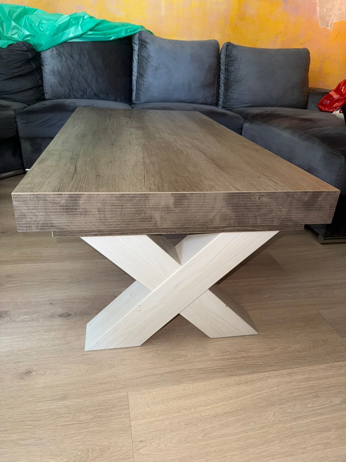 Salontafel, Huis en Inrichting, Ophalen, 100 tot 150 cm, 50 tot 100 cm, Zo goed als nieuw
