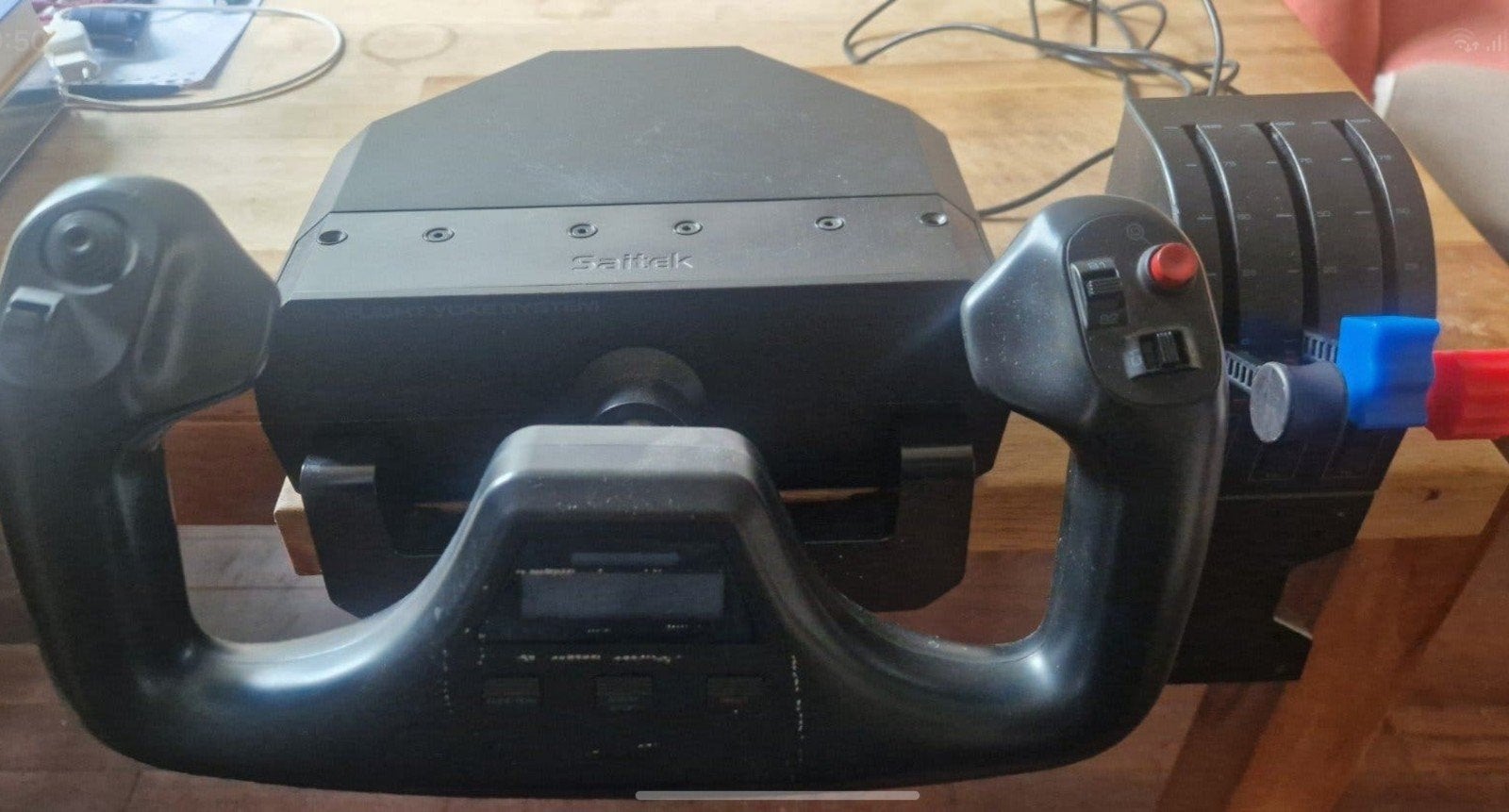 Saitek Pro Flight Yoke System met Throttle Quadrant, Gebruikt, PC, Overige typen, Overige merken