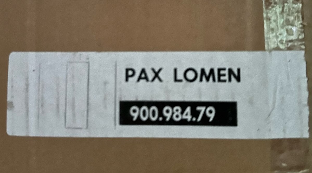 Ikea kastdeur Pax Loman 50x159 cm wit glans, Minder dan 80 cm, Overige typen, Minder dan 200 cm, Ophalen of Verzenden