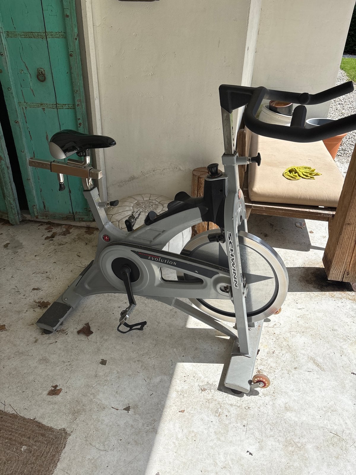 Schwinn Evolution Spinningfiets - prima staat, Gebruikt, Spinningfiets, Ophalen of Verzenden, Metaal