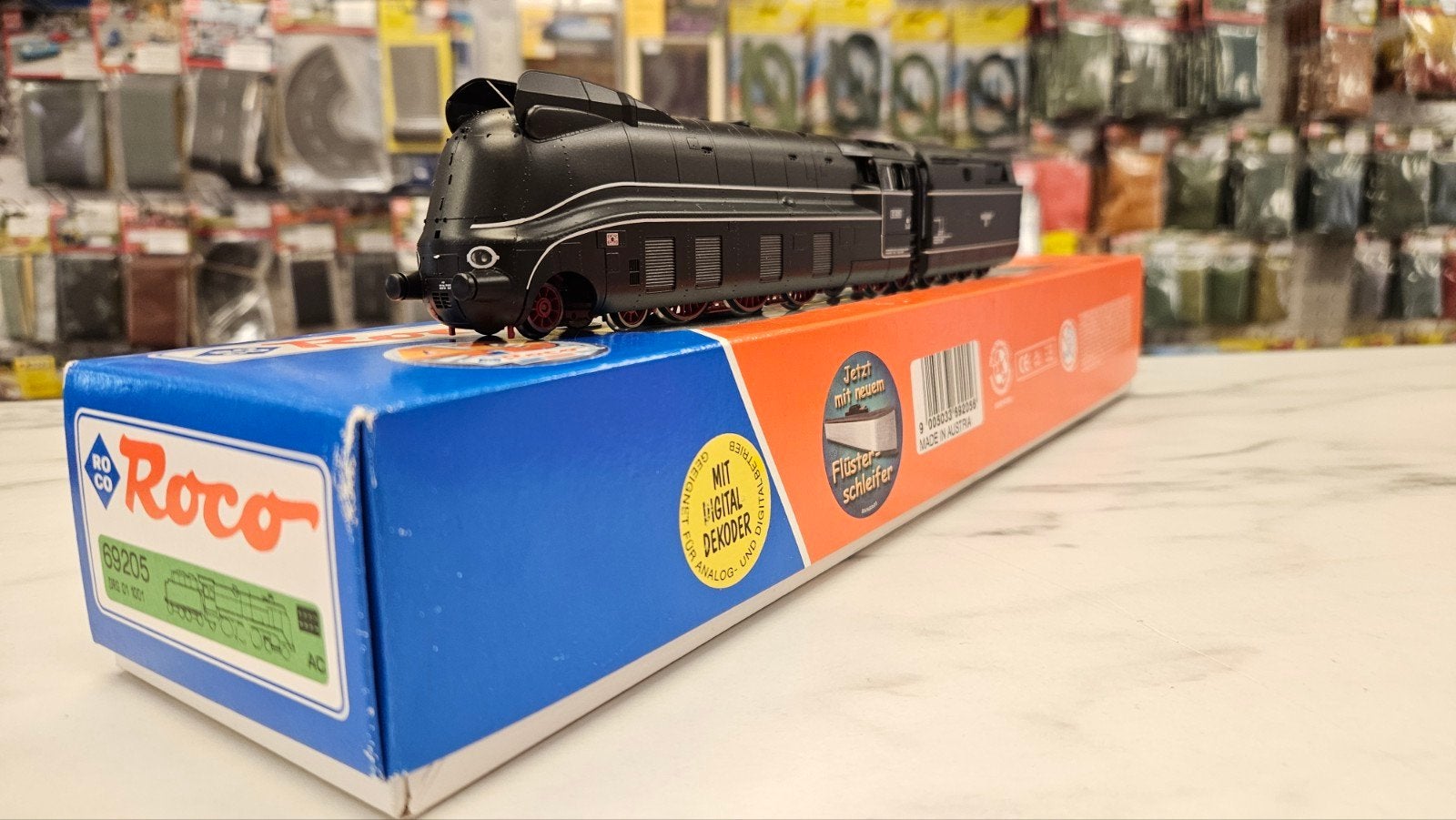 Roco 69205 Stoomlocomotief DRG 01 1001 AC Digitaal ZGAN, Wisselstroom, Locomotief, -, -