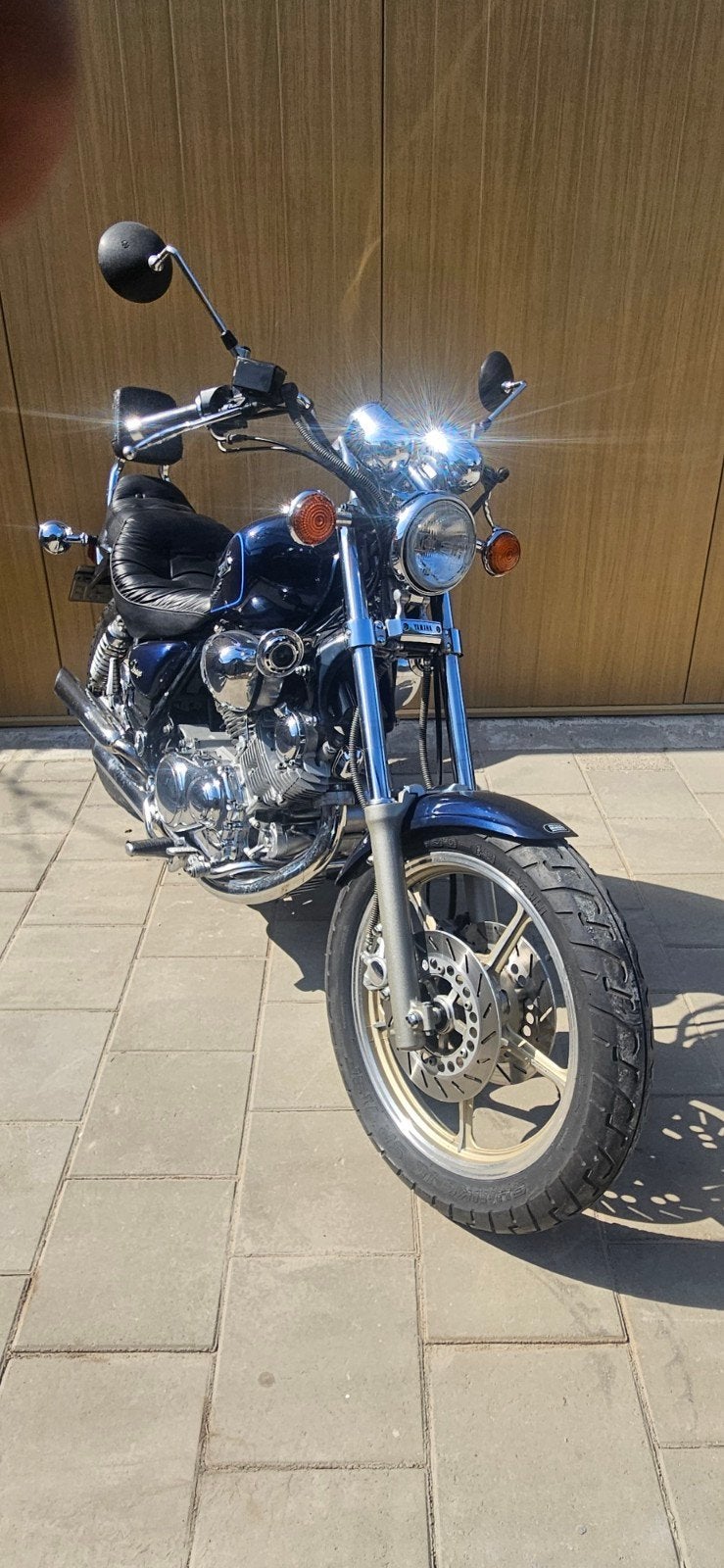 Yamaha Virago 750 opknapper, Motoren, 750 cc, 2 cilinders, Chopper, Handgeschakeld