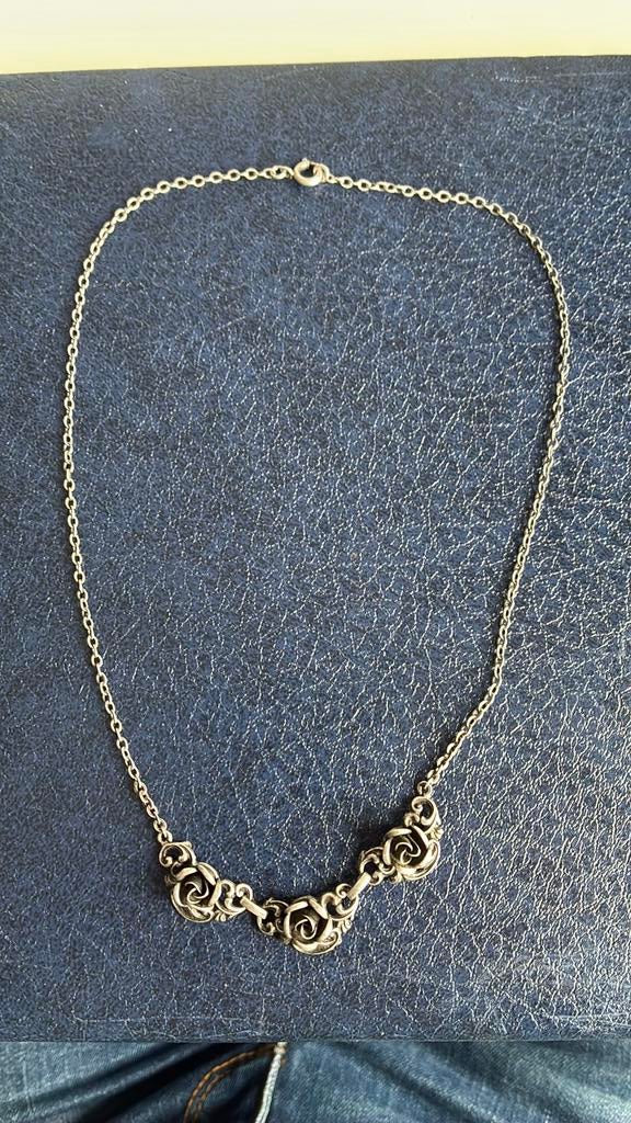 Zilver ketting Teka Theodor Klotz Pforzheim, Ophalen of Verzenden, Zo goed als nieuw, Zilver