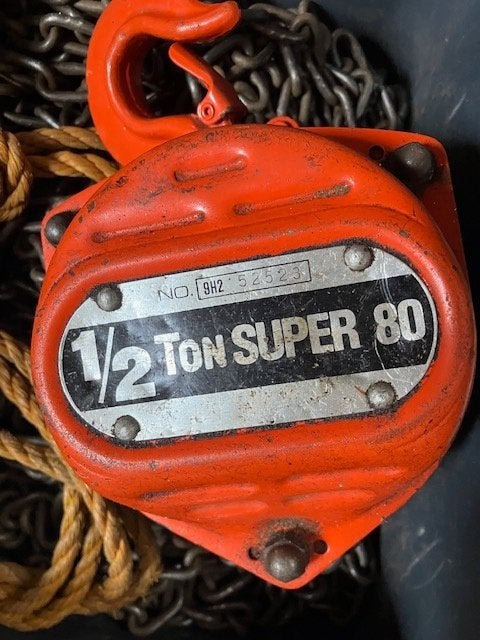 takel, Doe-het-zelf en Verbouw, Ophalen, Gebruikt, Geen, Handmatig