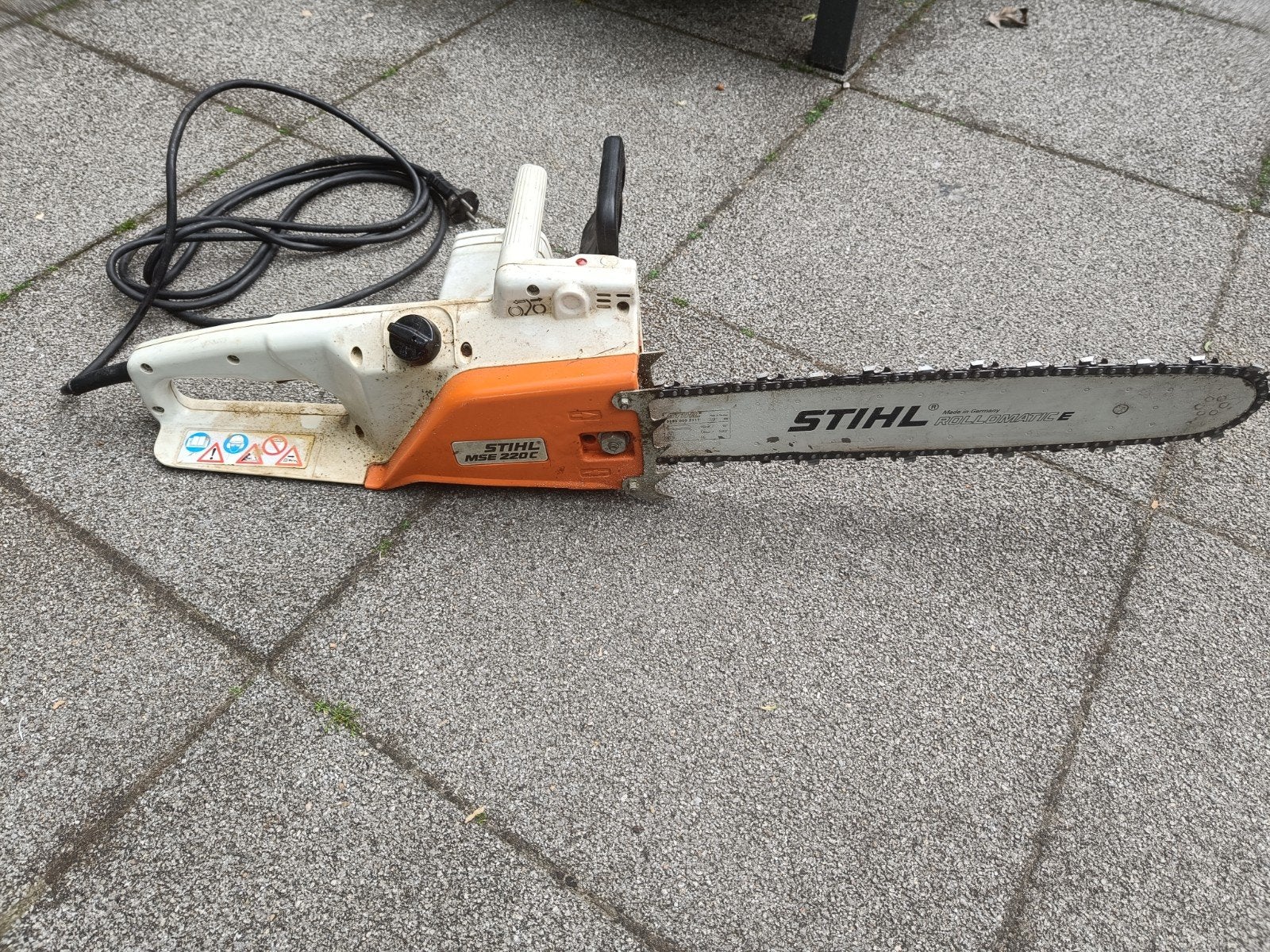Stihl MSE 220 C elektrische kettingzaag, Stihl, Gebruikt, 70 mm of meer, Kettingzaag