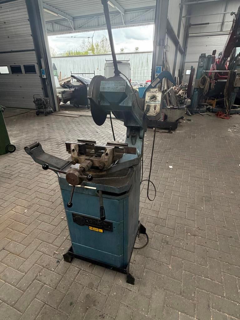 Robejo ijzer afkortzaag 315, Gebruikt, 70 mm of meer, Ophalen of Verzenden, Afkortzaag
