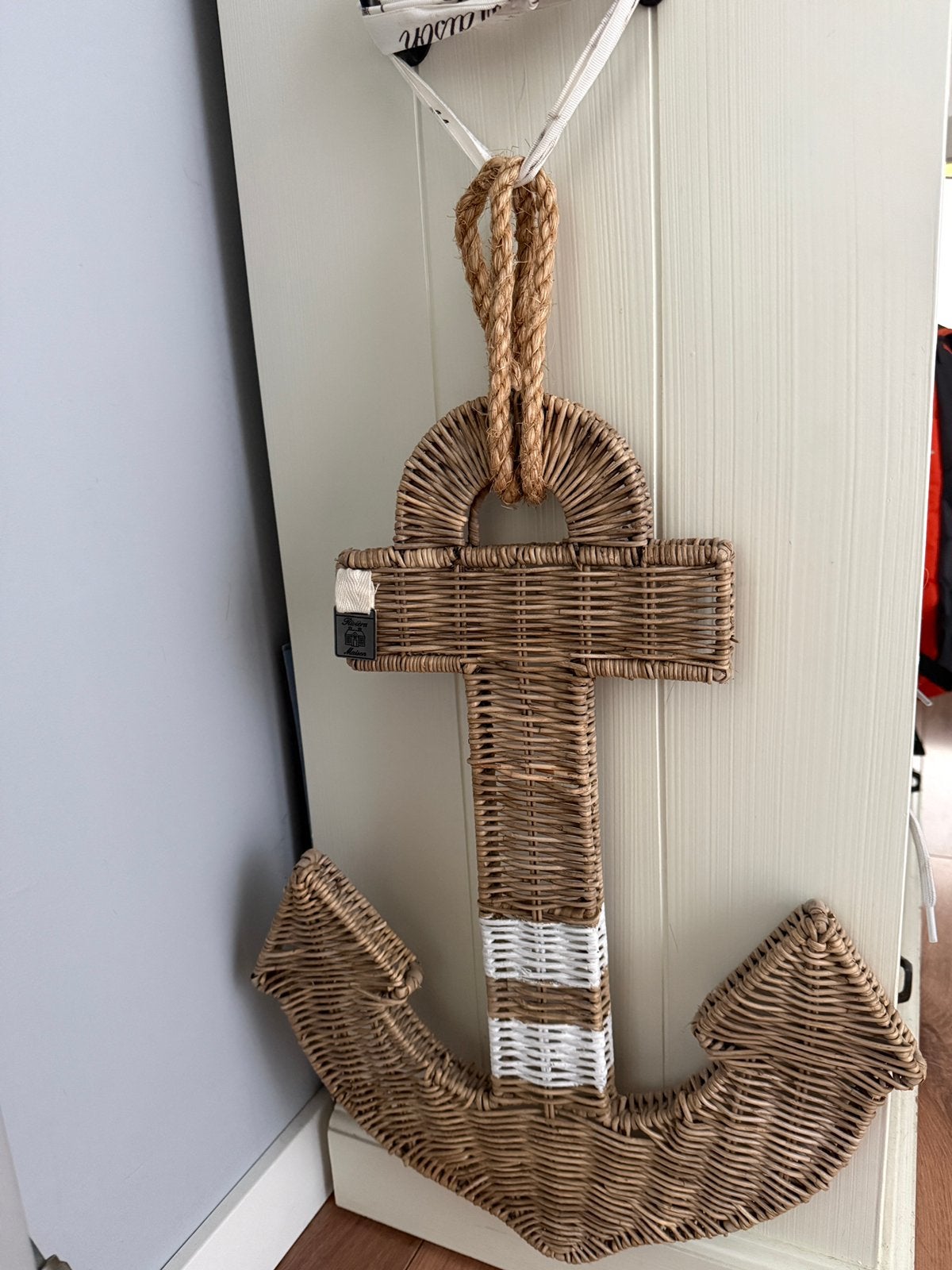 Rivièra Maison rattan anker 50-53cm lang wanddecoratie, Ophalen of Verzenden, Zo goed als nieuw