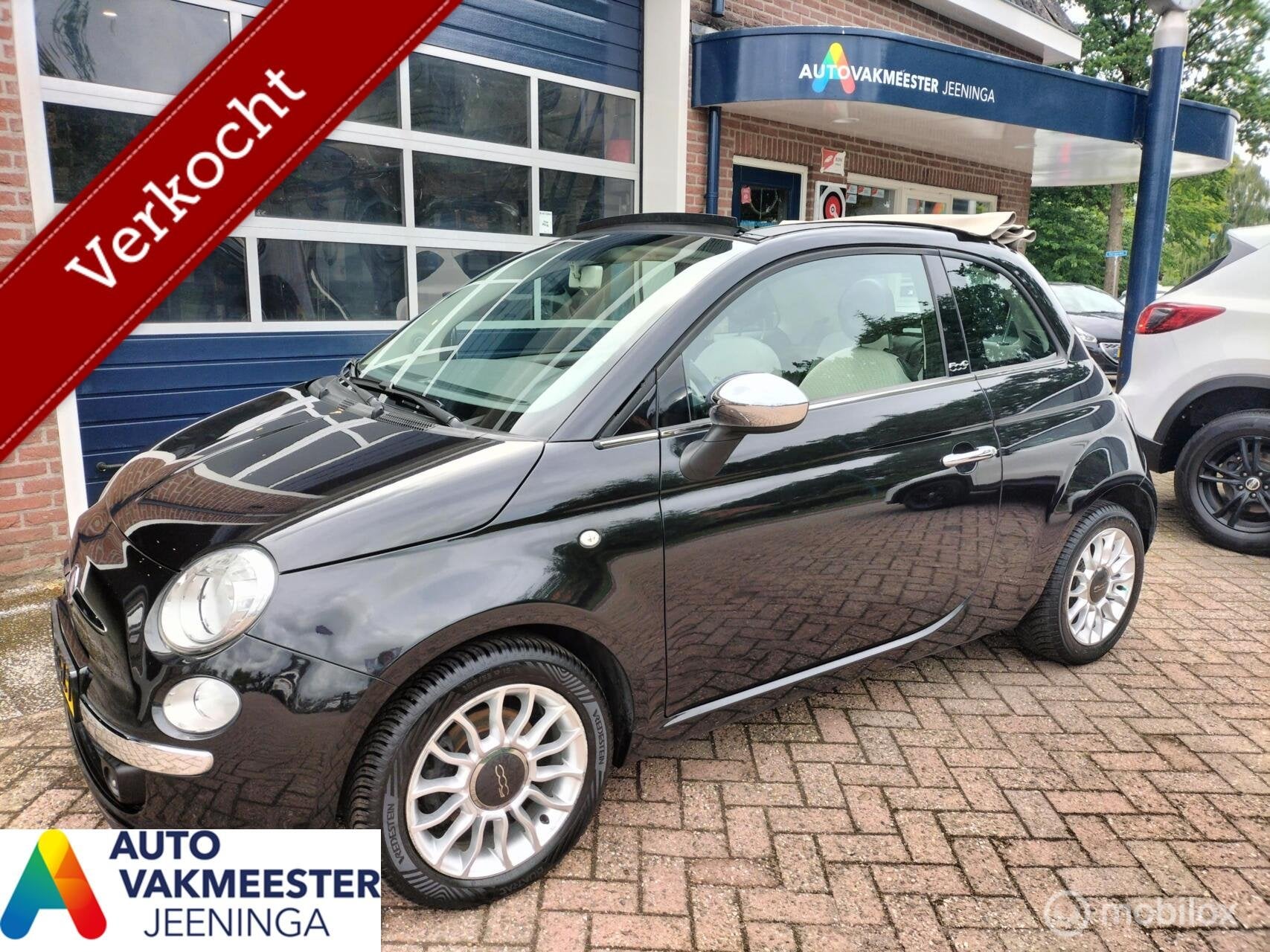 Fiat 500 0.9 TwinAir by Gucci CABRIO nu 5999,=, Auto's, Euro 5, 86 pk, Gebruikt, 31 €/maand