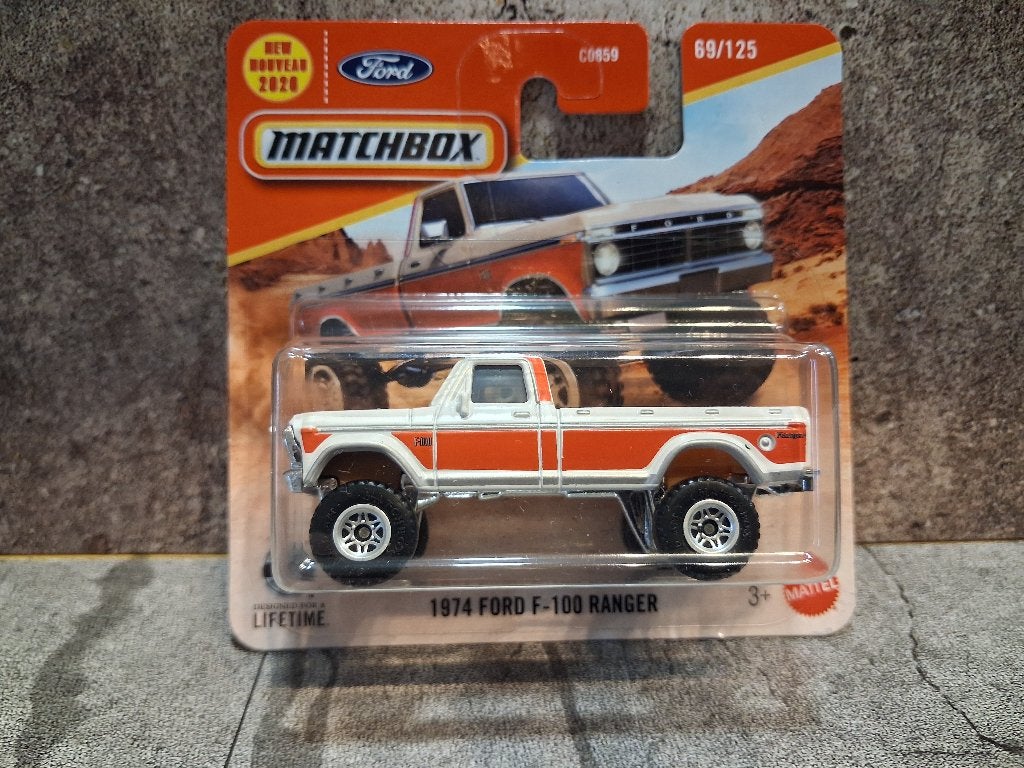 1974 Ford F-100 Ranger van Matchbox, Ophalen, Nieuw, Auto
