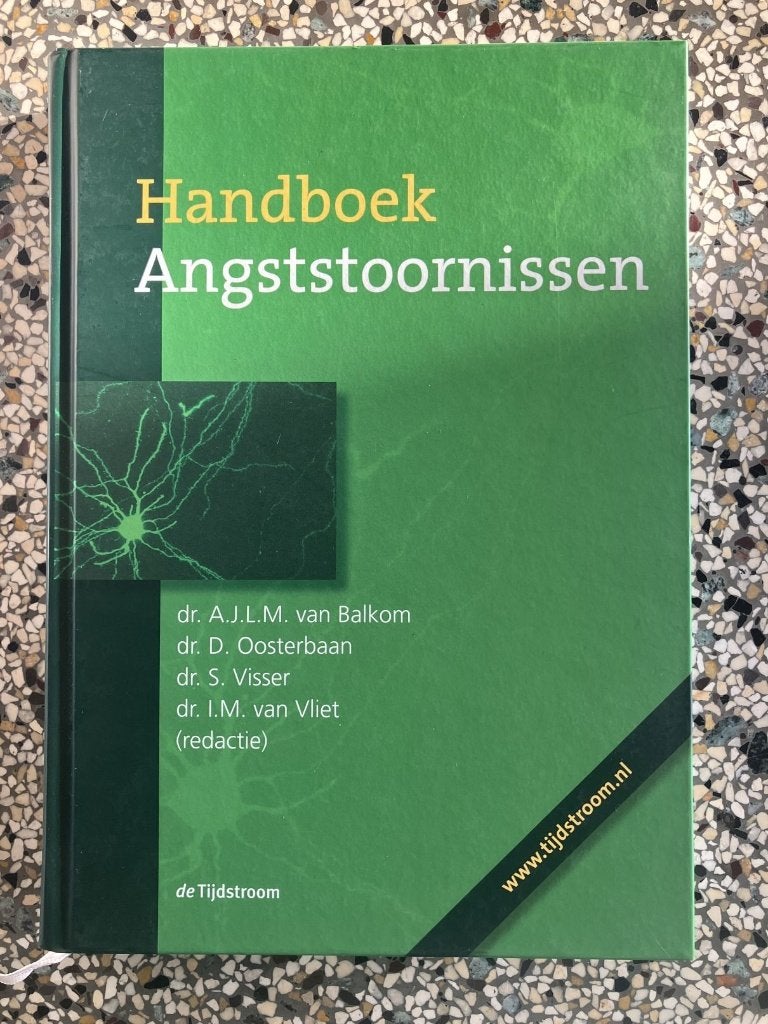 Handboek Angststoornissen, Verzenden, Zo goed als nieuw, Cognitieve psychologie, A.J.L.M. van Balkom, D. Oosterbaan, S. Visser, I.M. van Vliet