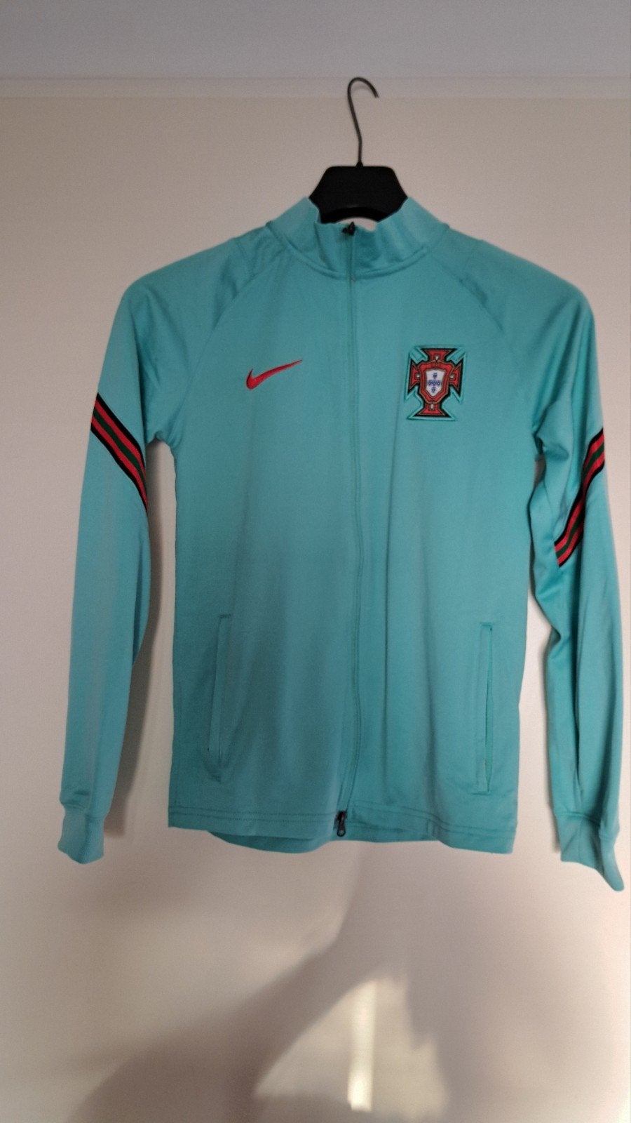 Nike Air Portugal Trainingsjack - Lichtblauw, Blauw, Nike, Ophalen of Verzenden, Zo goed als nieuw