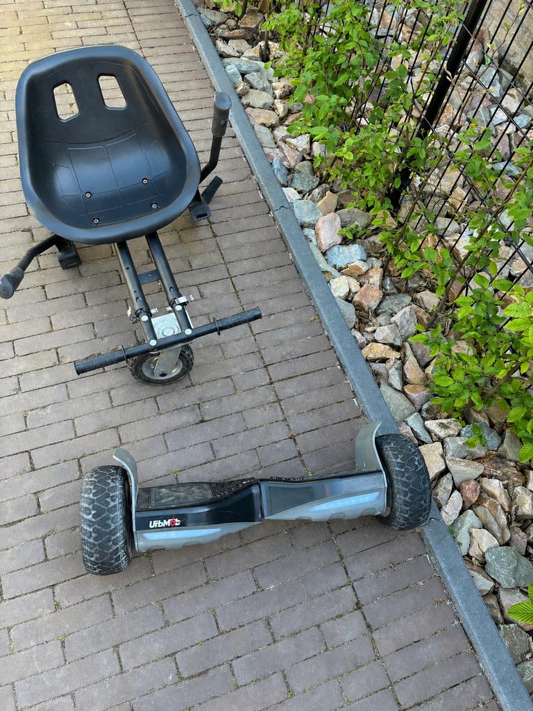Hoverboard met zitje - UrbanGlide, Ophalen of Verzenden, Gebruikt, Elektrische step (E-scooter)