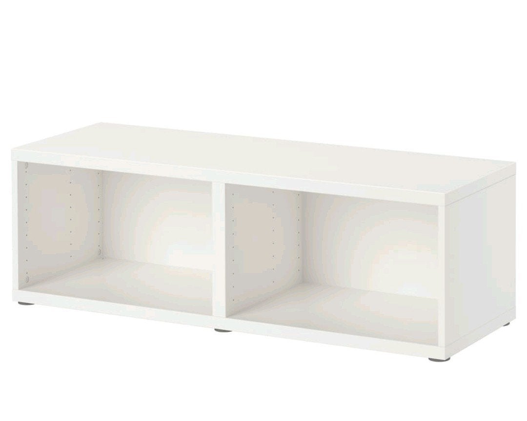 3x IKEA BESTÅ Basiselement wit 120x40x38 cm, Ophalen, Gebruikt, Minder dan 150 cm, Minder dan 100 cm