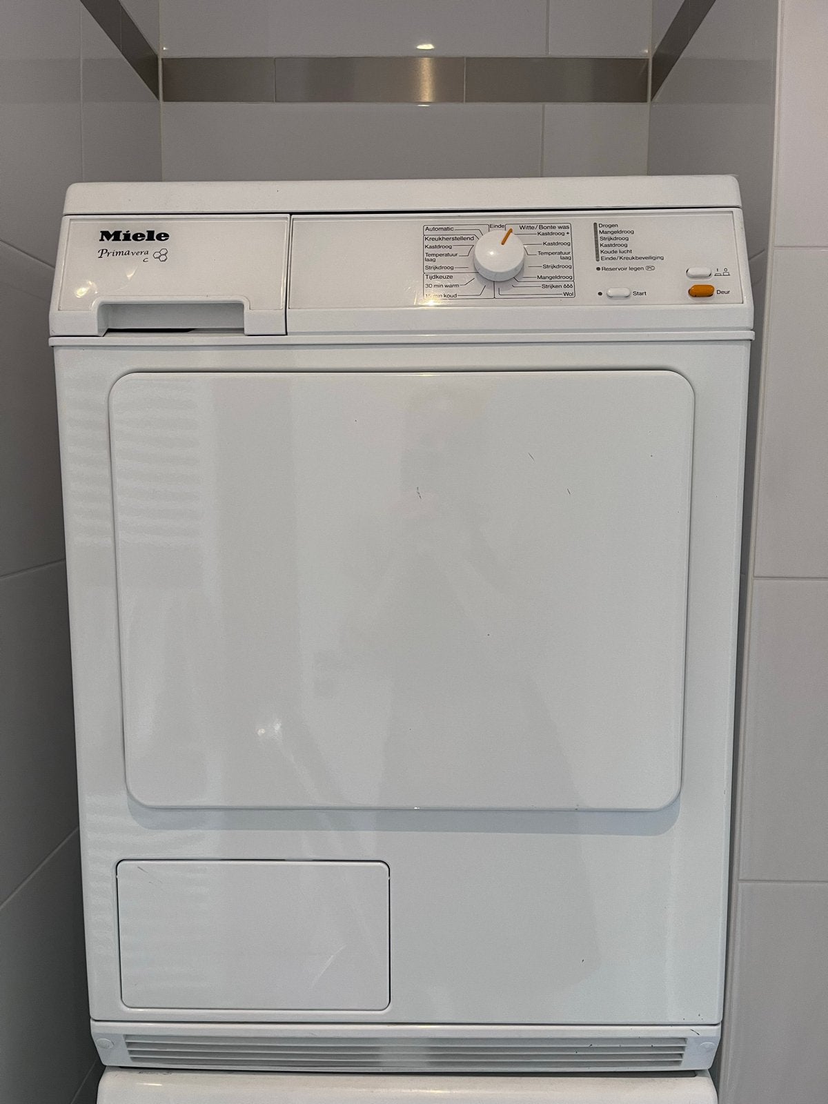 Miele Primavera C condensdroger, Ophalen, 6 tot 8 kg, Gebruikt, Voorlader
