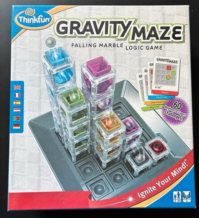 Thinkfun Gravity Maze: Logisch knikkerdoolhof spel, Ophalen of Verzenden, Zo goed als nieuw, Overige typen