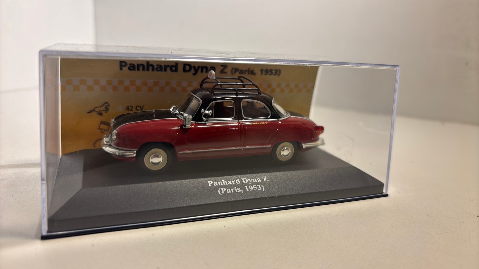 Panhard dyna z paris 1953 altaya 1.43, Overige merken, Auto, Ophalen of Verzenden, A