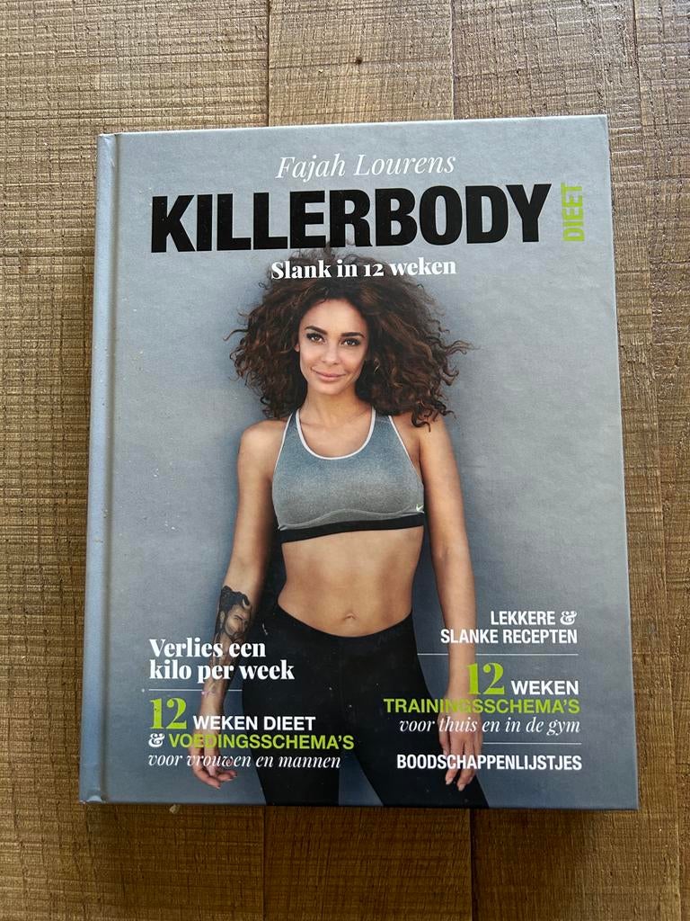 Killerbody Dieet - Fajah Lourens - Slank in 12 weken, Boeken, Ophalen of Verzenden, Zo goed als nieuw, Dieet en Voeding