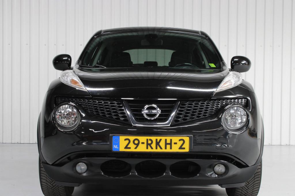 Nissan Juke 1.6 Tekna, Auto's, Nissan, Euro 5, Zwart, 4 cilinders, SUV of Terreinwagen
