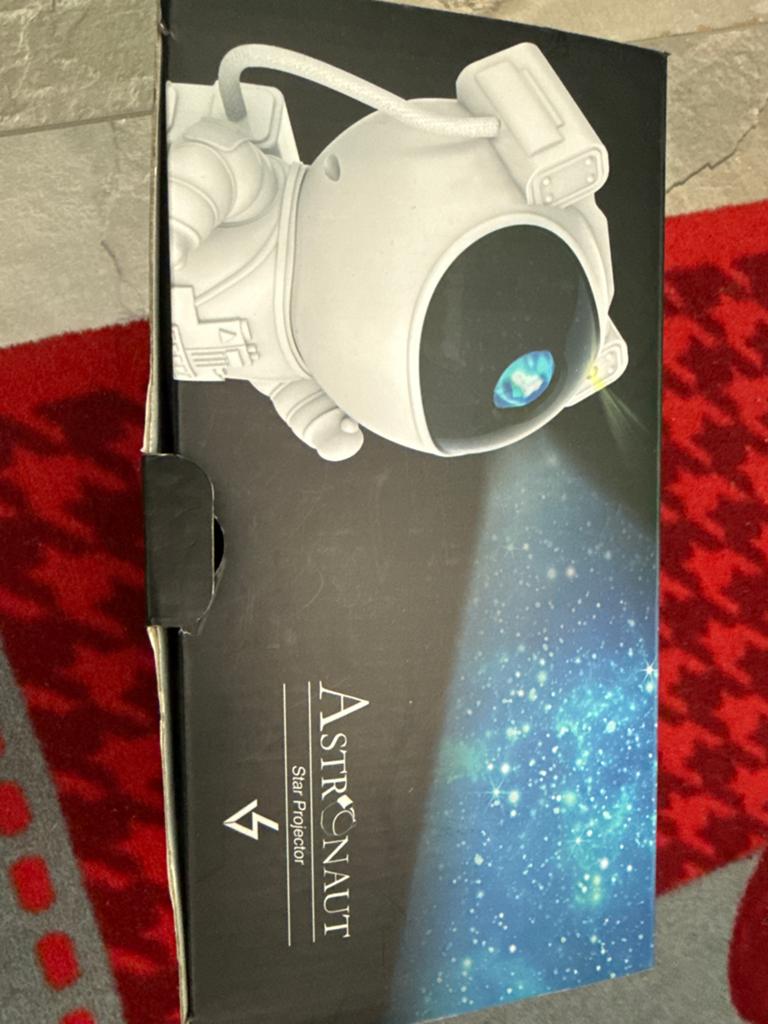 Astronaut Sterrenprojector - Nieuw in doos, Ophalen of Verzenden, Nieuw, Beamerlamp