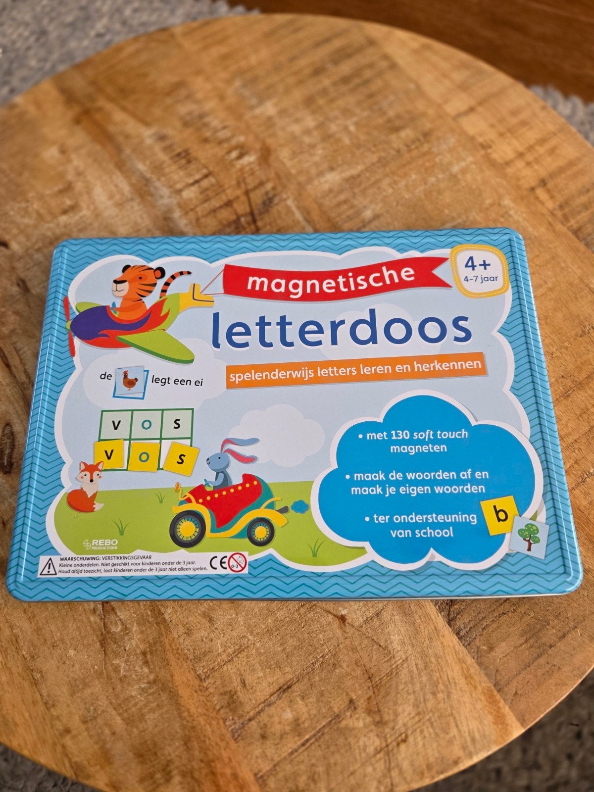 letterdoos, alfabetpuzzel, Ophalen of Verzenden, Zo goed als nieuw, Taal en Lezen