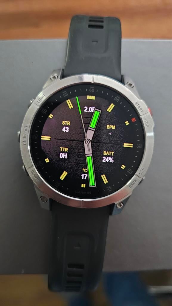 Garmin Epix gen 2, Ophalen of Verzenden, Zo goed als nieuw, Zwart, Android