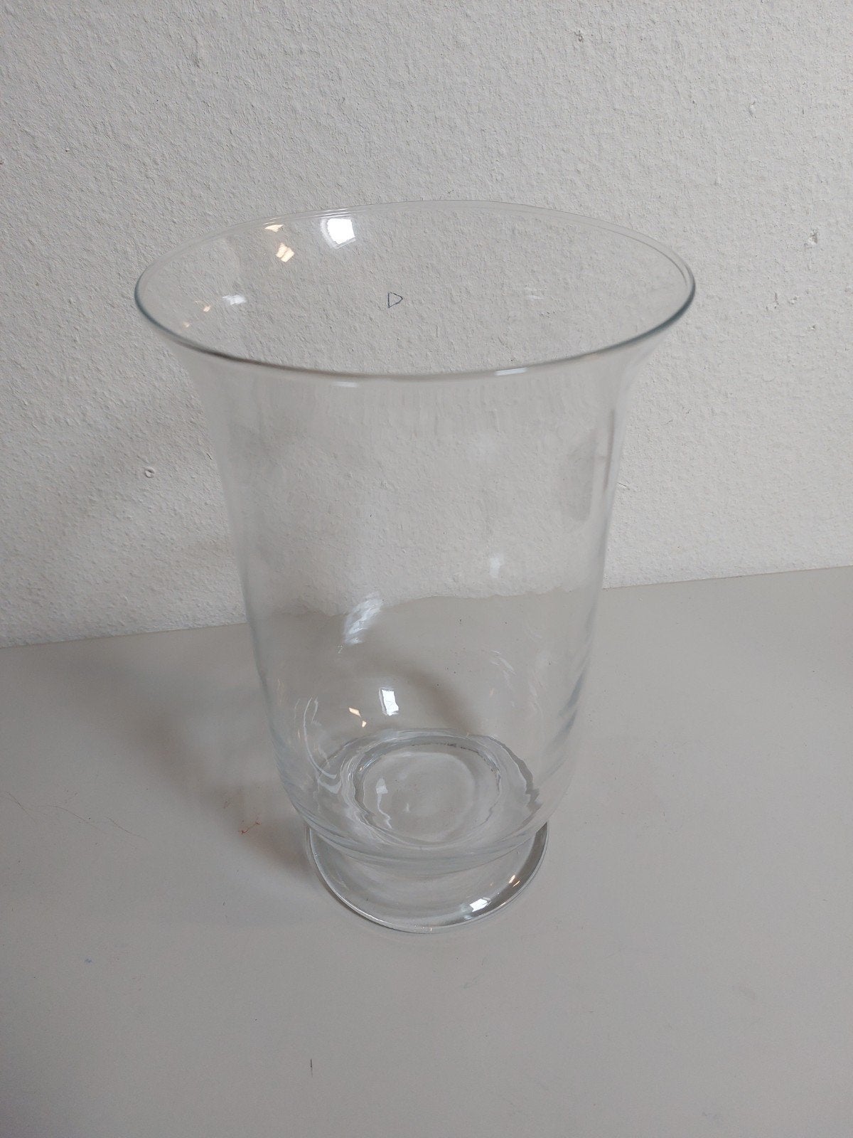 Grote glazen vaas/windlicht, Ophalen