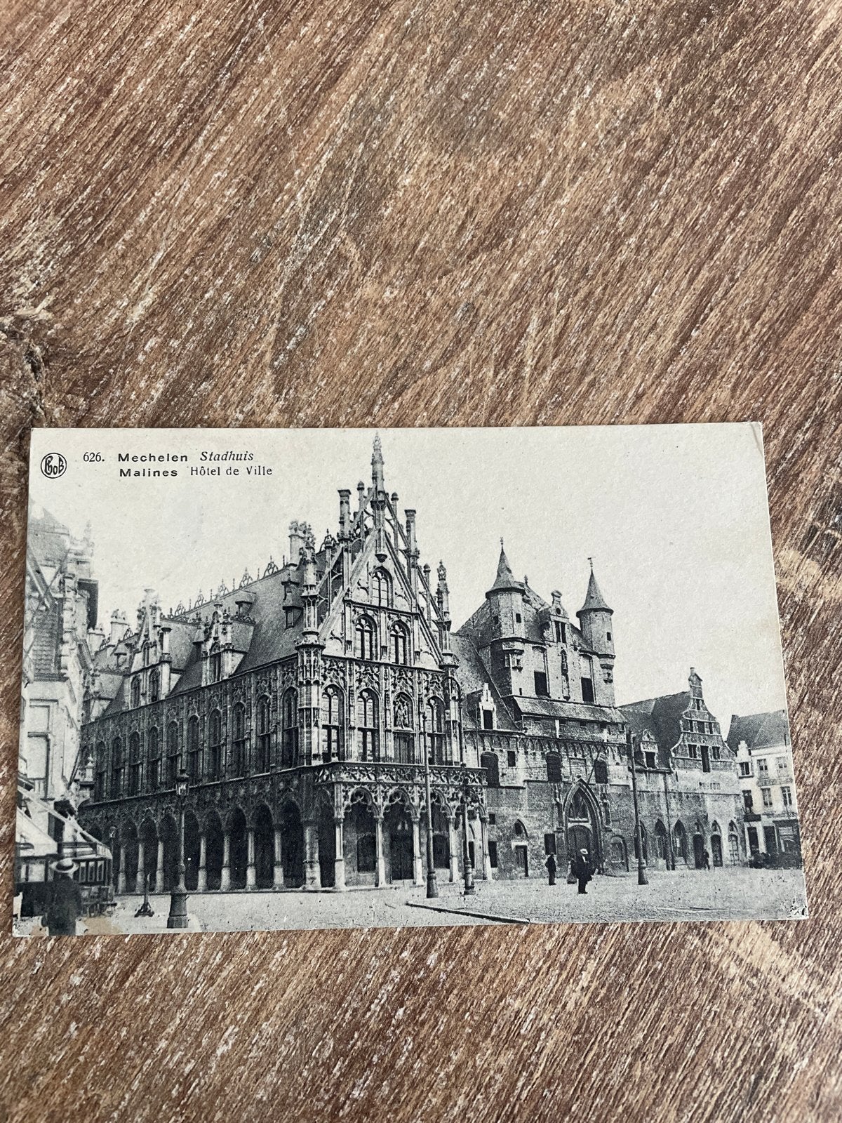 Oude Postkaart Mechelen Stadhuis - Zeldzaam, Ophalen of Verzenden, Voor 1920, Gelopen, Antwerpen