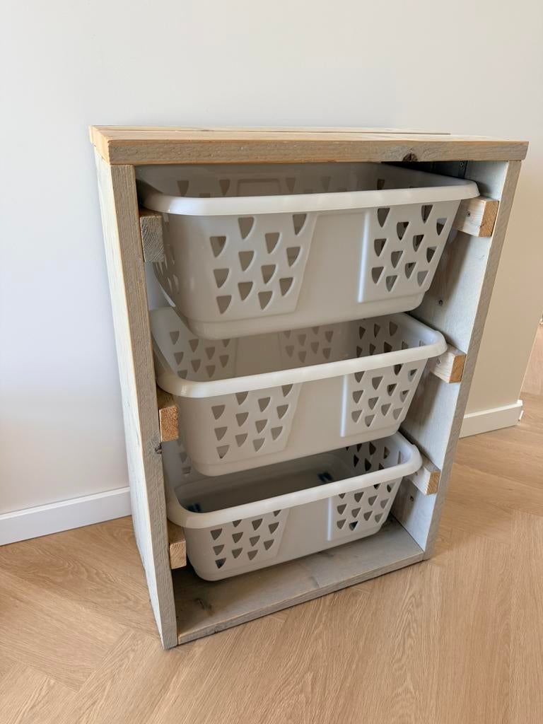 Wasmanden kast, Ophalen, 50 tot 100 cm, Zo goed als nieuw, Minder dan 100 cm