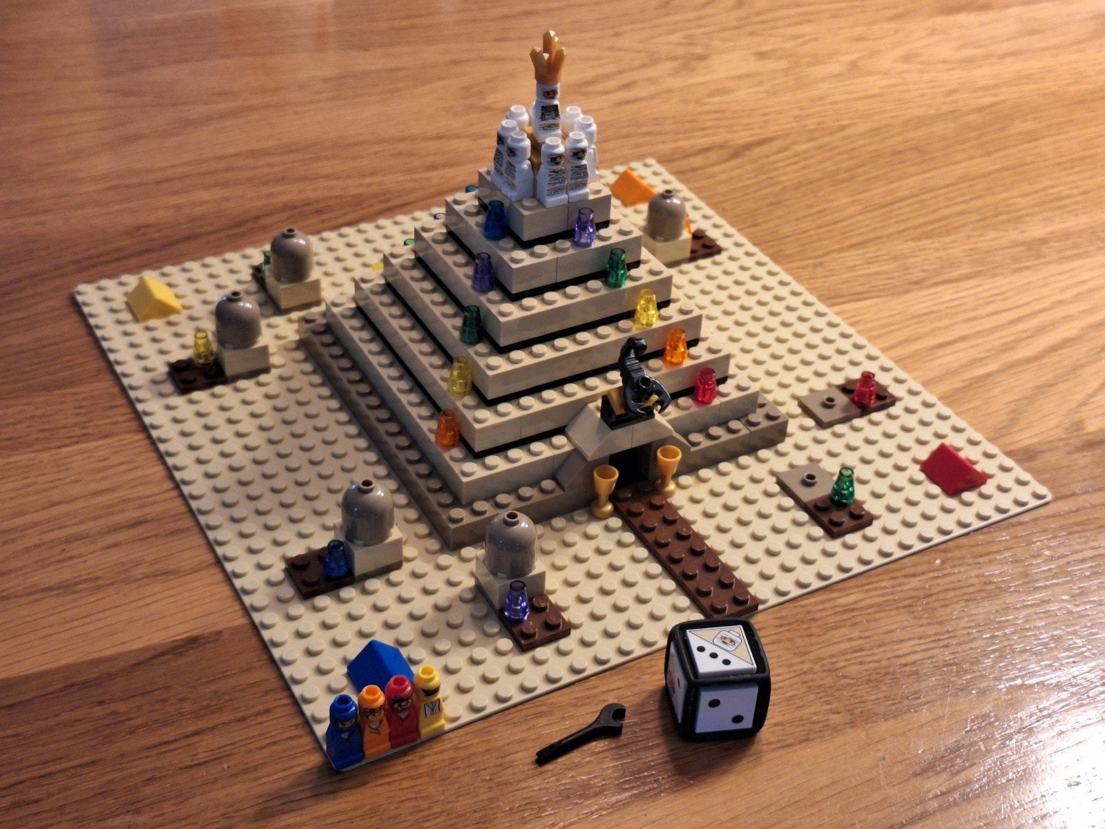 LEGO Ramses Pyramid bordspel (3843), Drie of vier spelers, Ophalen of Verzenden, Zo goed als nieuw, LEGO