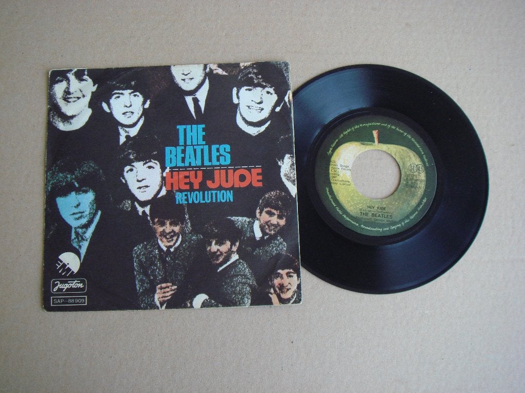 The Beatles Hey Jude / Revolution Vinyl single - Yugoslavia, Gebruikt, 7 inch, Ophalen of Verzenden, Overige typen