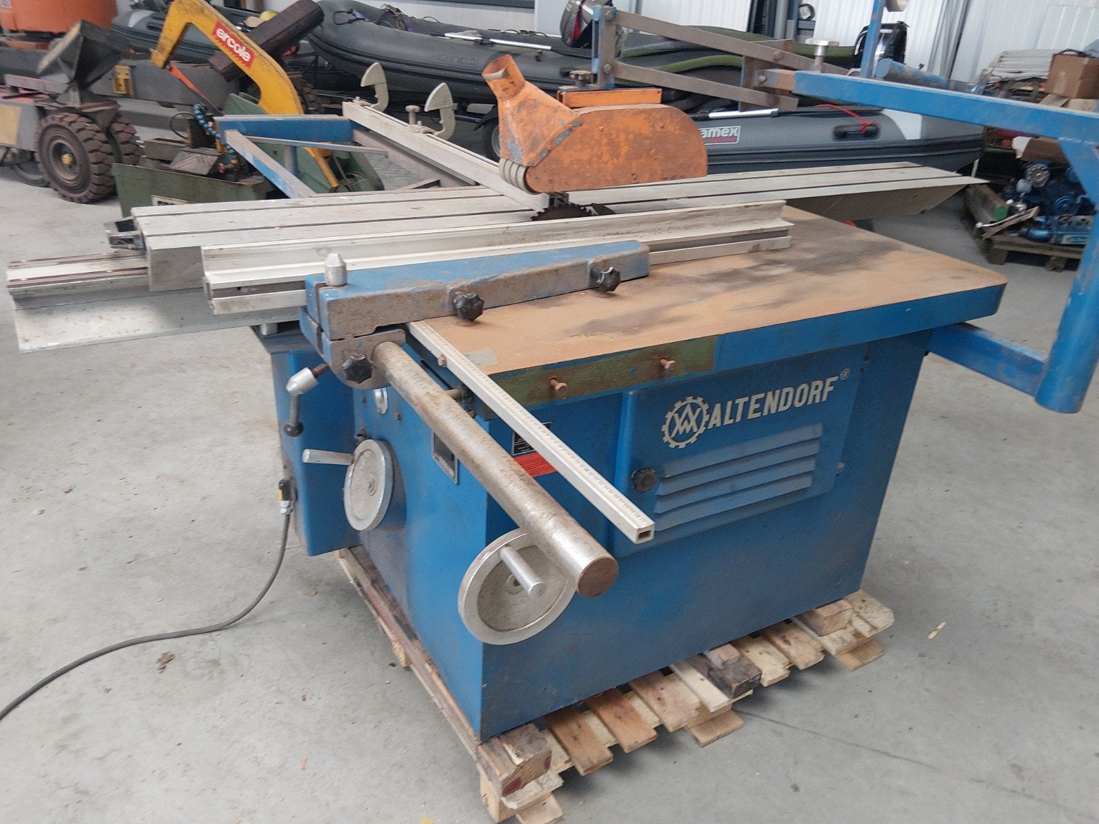 Altendorf Formaatzaag F 45 - Robuuste Cirkelzaag, Doe-het-zelf en Verbouw, Gereedschap | Zaagmachines, Ophalen, Gebruikt, Cirkelzaag