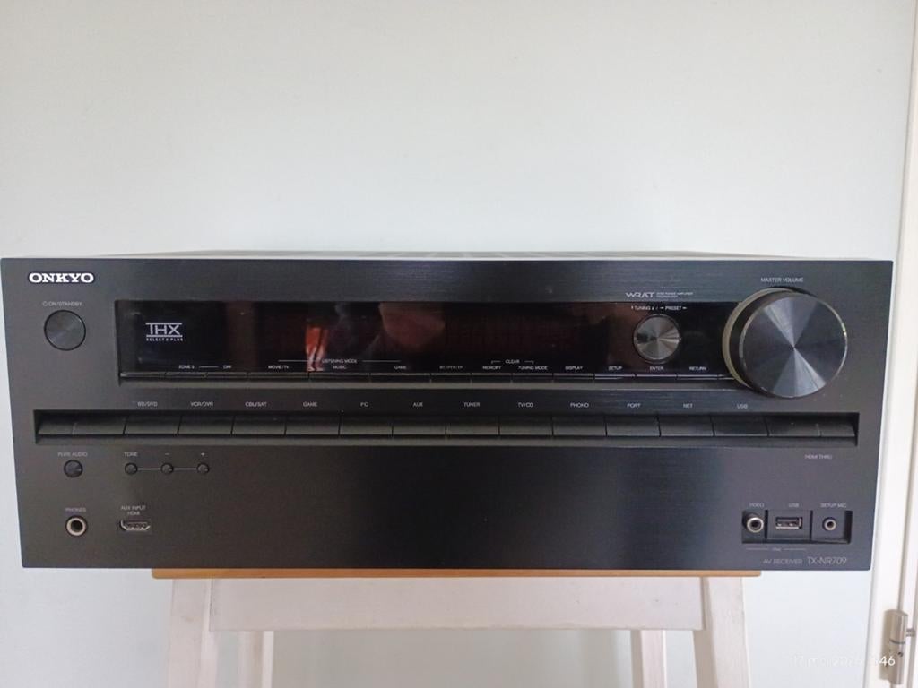 Onkyo TX-NR709 AV Receiver nette gebruikte staat, Audio, Tv en Foto, Versterkers en Receivers, Gebruikt, Ophalen of Verzenden